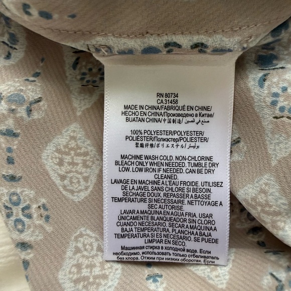 BCBGMaxAzria  Kyndal Tapestry Asymmetrical High-Low Dress size M Boho Chic Party - Picture 11 of 11